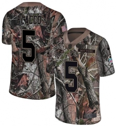 Youth Nike Baltimore Ravens #5 Joe Flacco Limited Camo Salute to Service NFL Jersey
