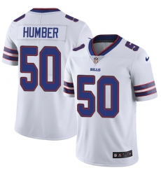 Men's Nike Buffalo Bills #50 Ramon Humber White Vapor Untouchable Limited Player NFL Jersey