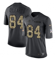 Youth Nike Buffalo Bills #84 Nick O'Leary Limited Black 2016 Salute to Service NFL Jersey