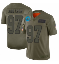 Women's Carolina Panthers #97 Mario Addison Limited Camo 2019 Salute to Service Football Jersey