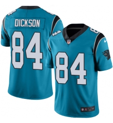Men's Nike Carolina Panthers #84 Ed Dickson Blue Alternate Vapor Untouchable Limited Player NFL Jersey
