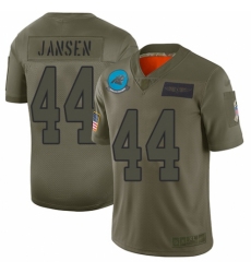 Men's Carolina Panthers #44 J.J. Jansen Limited Camo 2019 Salute to Service Football Jersey