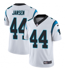 Men's Nike Carolina Panthers #44 J.J. Jansen White Vapor Untouchable Limited Player NFL Jersey