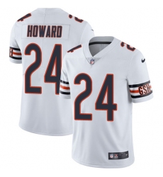 Men's Nike Chicago Bears #24 Jordan Howard White Vapor Untouchable Limited Player NFL Jersey