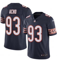 Youth Nike Chicago Bears #93 Sam Acho Navy Blue Team Color Vapor Untouchable Limited Player NFL Jersey