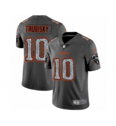 Men's Chicago Bears #10 Mitchell Trubisky Limited Gray Static Fashion Limited Football Jersey