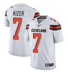 Youth Nike Cleveland Browns #7 DeShone Kizer White Vapor Untouchable Limited Player NFL Jersey