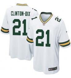 Men's Nike Green Bay Packers #21 Ha Ha Clinton-Dix Game White NFL Jersey