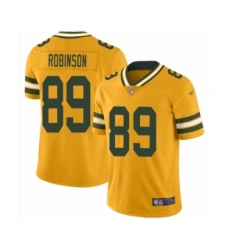 Women's Green Bay Packers #89 Dave Robinson Limited Gold Inverted Legend Football Jersey