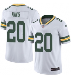 Youth Nike Green Bay Packers #20 Kevin King White Vapor Untouchable Limited Player NFL Jersey