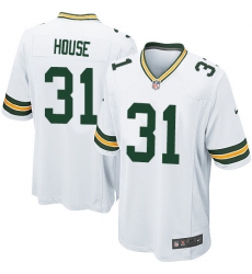Men's Nike Green Bay Packers #31 Davon House Game White NFL Jersey