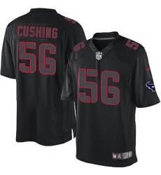 Men's Nike Houston Texans #56 Brian Cushing Limited Black Impact NFL Jersey
