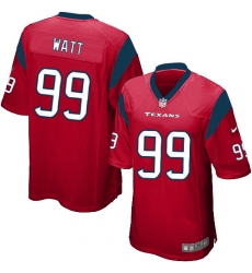 Men's Nike Houston Texans #99 J.J. Watt Game Red Alternate NFL Jersey