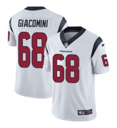 Youth Nike Houston Texans #68 Breno Giacomini White Vapor Untouchable Limited Player NFL Jersey