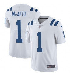 Youth Nike Indianapolis Colts #1 Pat McAfee Elite White NFL Jersey