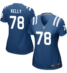 Women's Nike Indianapolis Colts #78 Ryan Kelly Game Royal Blue Team Color NFL Jersey