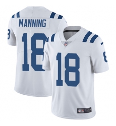 Youth Nike Indianapolis Colts #18 Peyton Manning Elite White NFL Jersey