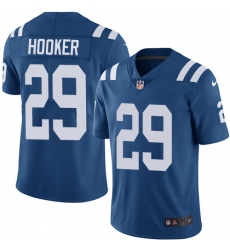Men's Nike Indianapolis Colts #29 Malik Hooker Royal Blue Team Color Vapor Untouchable Limited Player NFL Jersey