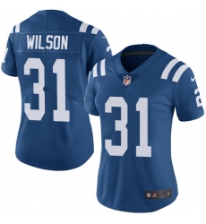 Women's Nike Indianapolis Colts #31 Quincy Wilson Elite Royal Blue Team Color NFL Jersey