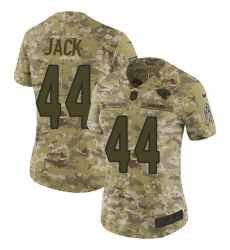 Women's Nike Jacksonville Jaguars #44 Myles Jack Limited Camo 2018 Salute to Service NFL Jersey