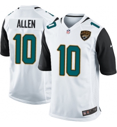 Men's Nike Jacksonville Jaguars #10 Brandon Allen Game White NFL Jersey