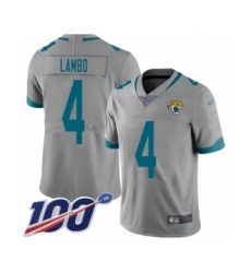 Youth Jacksonville Jaguars #11 Marqise Lee Silver Inverted Legend Limited 100th Season Football Jersey