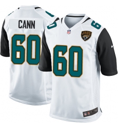 Men's Nike Jacksonville Jaguars #60 A. J. Cann Game White NFL Jersey