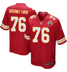 Men's Nike Kansas City Chiefs #76 Laurent Duvernay-Tardif Game Red Team Color NFL Jersey
