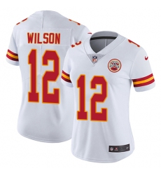 Women's Nike Kansas City Chiefs #12 Albert Wilson White Vapor Untouchable Limited Player NFL Jersey