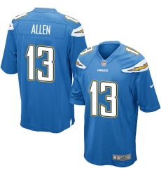 Men's Nike Los Angeles Chargers #13 Keenan Allen Game Electric Blue Alternate NFL Jersey Men's Nike Los Angeles Chargers #13 Keenan Allen Game Electric Blue Alternate NFL Jersey