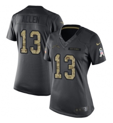 Women's Nike Los Angeles Chargers #13 Keenan Allen Limited Black 2016 Salute to Service NFL Jersey Women's Nike Los Angeles Chargers #13 Keenan Allen Limited Black 2016 Salute to Service NFL Jersey