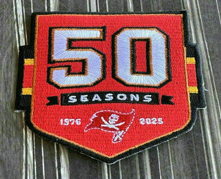 Tampa Bay Buccaneers 50th Anniversary Patch